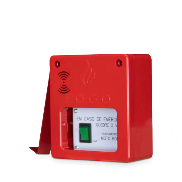 Acionador manual de bomba com botão liga IP20 convencional