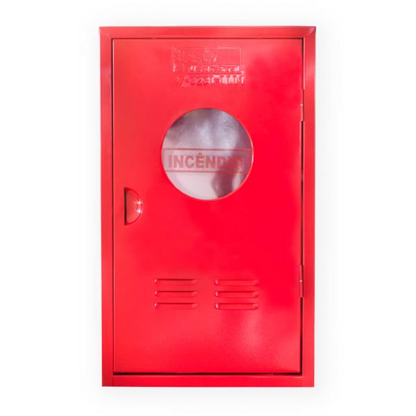 Caixa metálica de mangueira sobrepor com visor 45 x 75 x 17cm