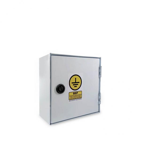 Caixa de equalização/equipotencialização 20 x 20 x 10cm - 11 terminais
