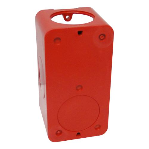 Caixa 5 entradas PVC vermelho sem rosca com tampão 1/2